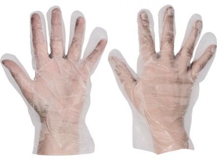DUCK rukavice jednorázové - polyethylen