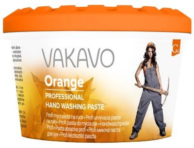VAKAVO Orange profi mycí pasta na ruce 600g