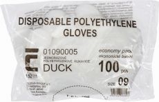 DUCK rukavice jednorázové - polyethylen