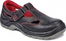 BONN SC-01-003 S1P sandál bezpečnostní - černá/červená