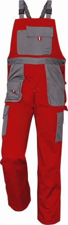 MAX EVOLUTION MAN kalhoty s laclem červená/šedá