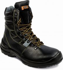 TIGROTTO S3 poloholeňová bezpečnostní obuv - černá/žlutá