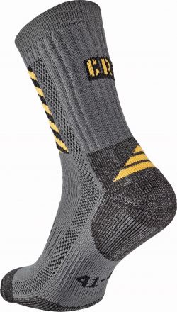 ZOSMA ponožky šedá/žlutá