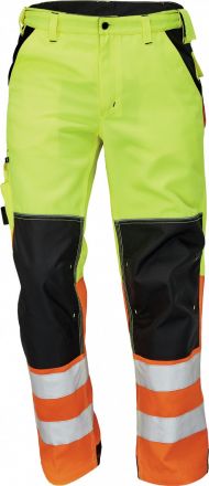KNOXFIELD HI-VIS FL kalhoty žlutá/oranžová