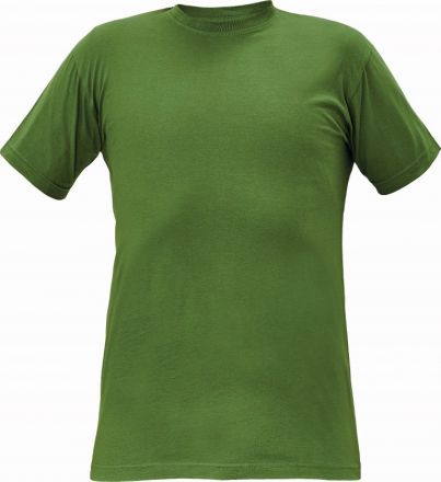 TEESTA tričko trávově zelená