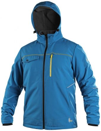 CXS STRETCH softshellová bunda středně modrá