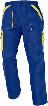 MAX kalhoty modrá/žlutá