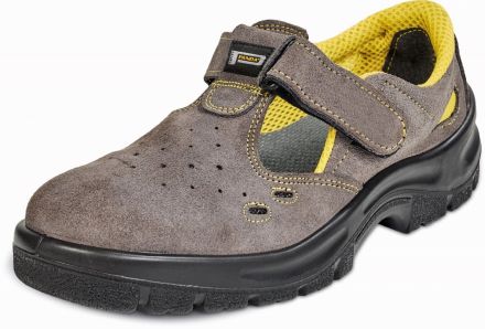 YPSILON S1 sandál bezpečnostní - šedá/žlutá