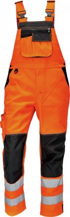 KNOXFIELD HI-VIS FL kalhoty s laclem oranžová