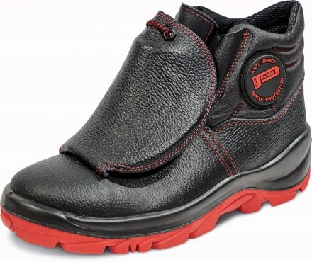 ARDITA S3 kotníková bezpečnostní obuv - černá/červená