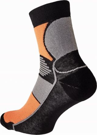 KNOXFIELD BASIC ponožky černá/oranžová