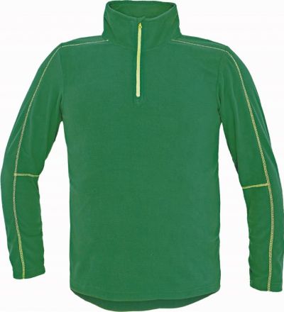 WELBURN fleecová bunda zelená