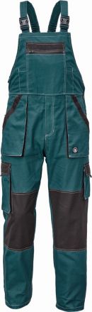 MAX SUMMER kalhoty s laclem zelená/černá