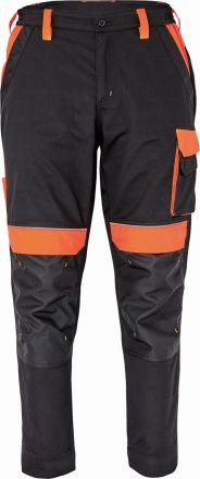 MAX VIVO kalhoty černá/oranžová