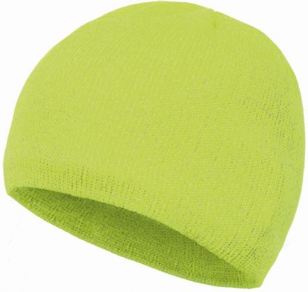 WRAXALL RFLX pletená čepice žlutá