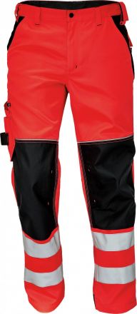 KNOXFIELD HI-VIS FL kalhoty červená