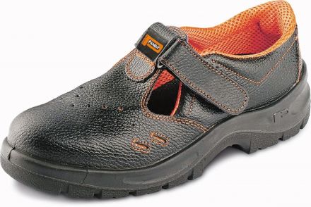 GAMMA S1 sandál bezpečnostní - černá/oranžová