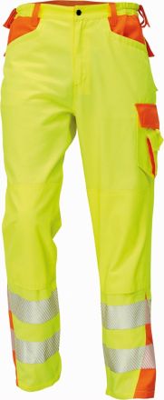 LATTON kalhoty žlutá/oranžová