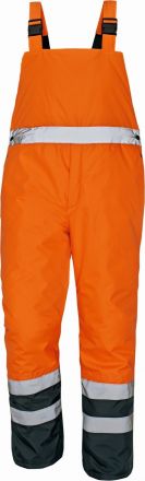 PADSTOW kalhoty s laclem oranžová/tmavě modrá