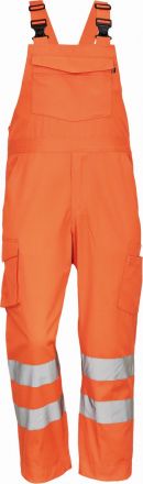GANDIA HI-VIS kalhoty s laclem oranžová