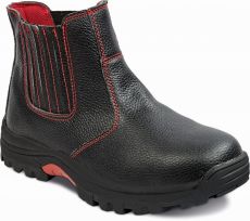 STEELER FOUNDER S3 kotníková bezpečnostní obuv - černá/červená