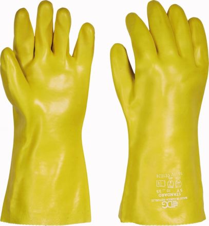 STANDARD rukavice chemické (žlutá)