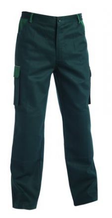 AMISO pracovní kalhoty do pasu zelené
