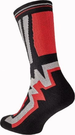 KNOXFIELD LONG ponožky černá/červená