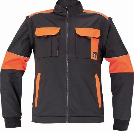 MAX VIVO bunda černá/oranžová