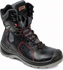 STRALIS S3 poloholeňová bezpečnostní obuv zimní - černá/červená