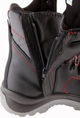 STRALIS S3 poloholeňová bezpečnostní obuv zimní - černá/červená